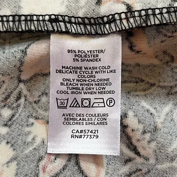 Ann Taylor Top Blouse Floral Pleated Shoulder Puff Sleeve Feminine Casual - Picture 11 of 13